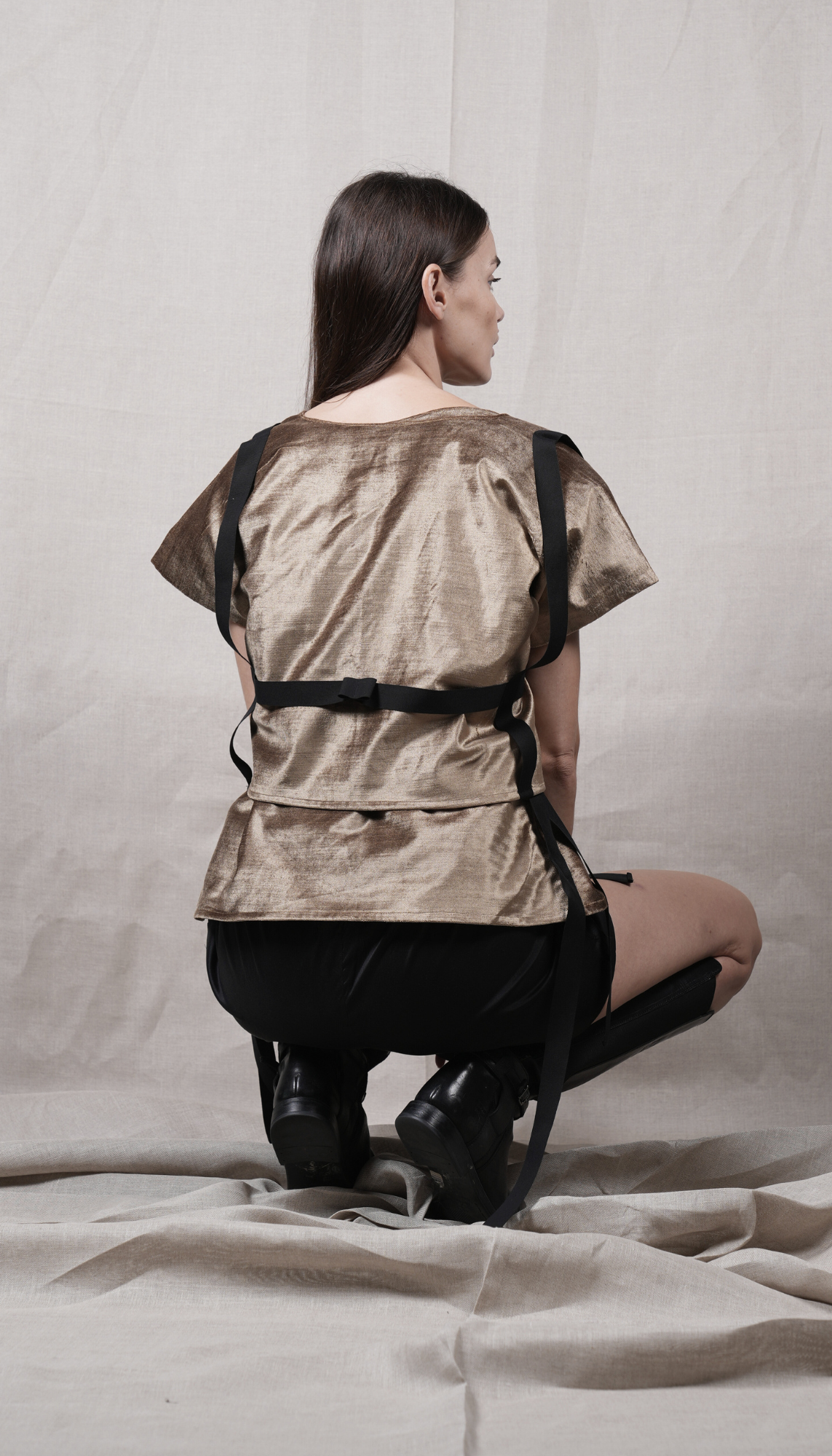 Golden Dusk Cropped Jacket