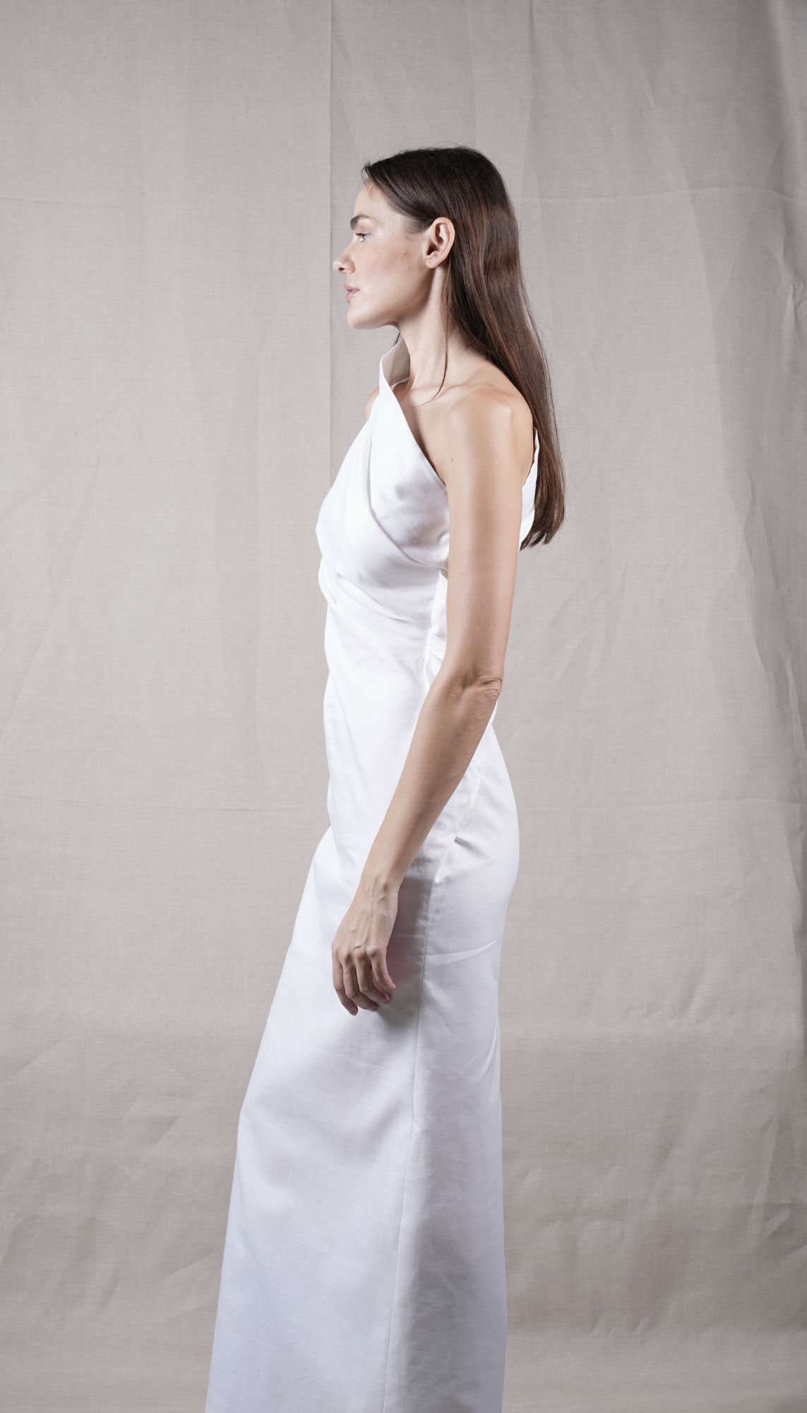 Hazel Asymmetrical Long Dress