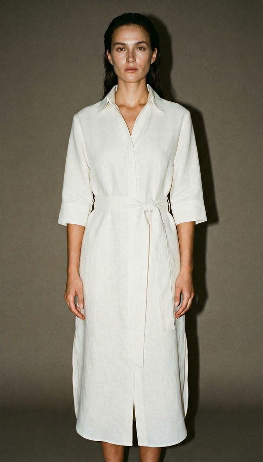 The Sculpture Shirt Dress