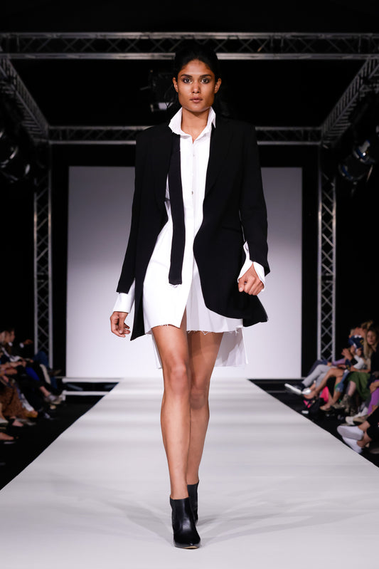 Full Back Zipper Blazer